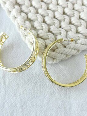 Kendra Scott Kelly Gold Hoop Earrings